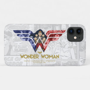 Case-Mate iPhone Case Les armes croisées de Wonder Woman dans le logo