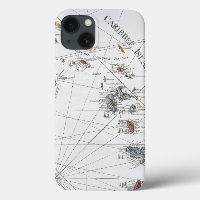 COQUES Case-Mate iPhone LES CARAÏBE : CARTE, 1775 (Verso)