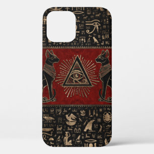 Case-Mate iPhone Case Les chats égyptiens et l'oeil d'Horus