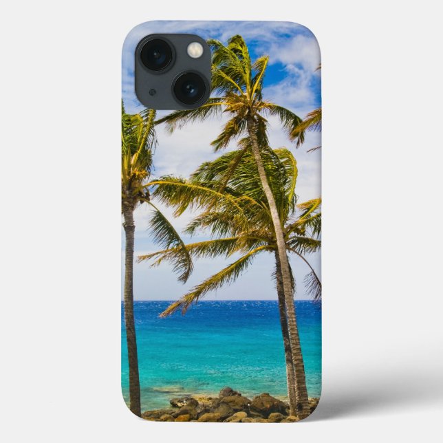 Coques Case-Mate iPhone Les cocotiers (Cocos nucifera) se balancent dans (Verso)