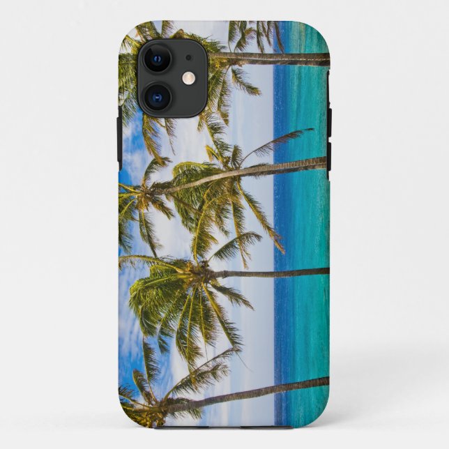 Coques Case-Mate iPhone Les cocotiers (Cocos nucifera) se balancent dans (Dos)