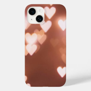 COQUE POUR iPhone 14 LES COEURS DU JOUR DE ROSE VALENTINE