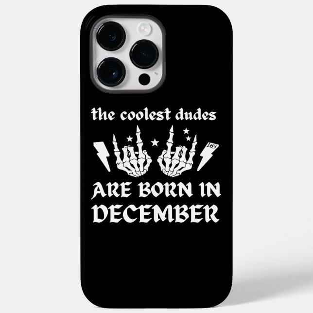 COQUES Case-Mate iPhone LES COOLEST DUDES SONT NÉS EN DÉCEMBRE (Verso)
