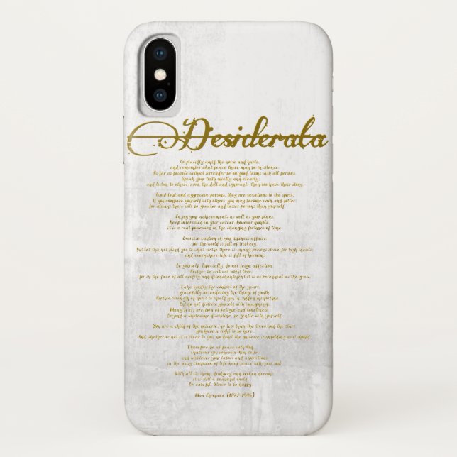 Coques Case-Mate iPhone Les desiderata "choses désirées " (Dos)