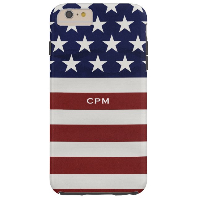 Coques Case-Mate iPhone Les Etats-Unis drapeau américain coutume (Dos)