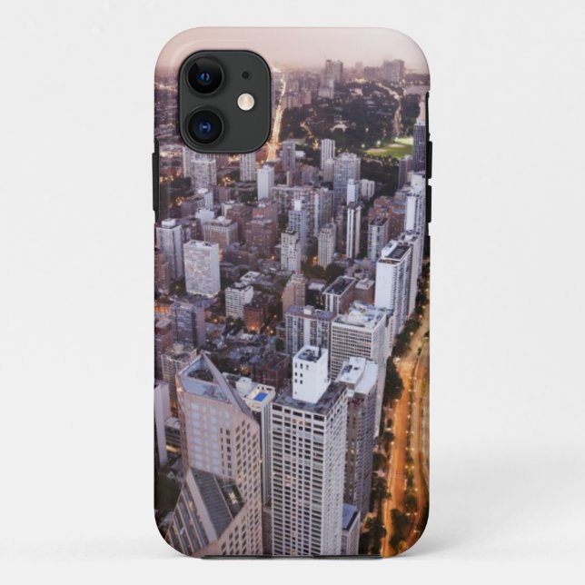 Coques Case-Mate iPhone Les Etats-Unis, l'Illinois, Chicago, vue aérienne (Dos)