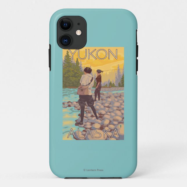 Coques Case-Mate iPhone Les femmes pilotent la pêche - le Yukon, Alaska (Dos)