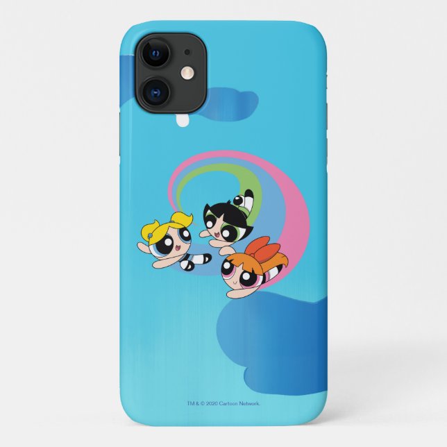 Coques Case-Mate iPhone Les filles puissantes volent dans le ciel (Dos)