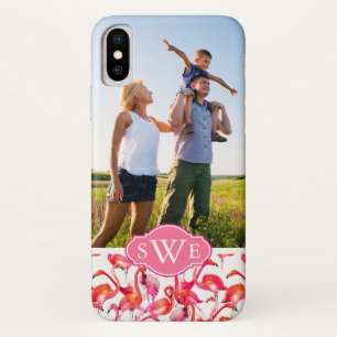 Coque Case-Mate Pour iPhone Les Flamants roses d'aquarelle ajoutent votre