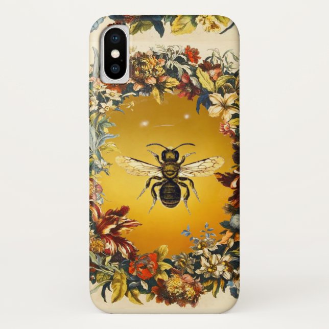 COQUES Case-Mate iPhone LES FLEURS DU PRINTEMPS MIEL BEE / BEEKEEPER (Dos)