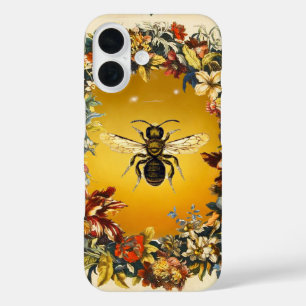 COQUES iPhone 16  LES FLEURS DU PRINTEMPS MIEL BEE / BEEKEEPER