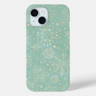Coque Pour iPhone 15 Les flocons d'ivoire à Noël à la Monnaie