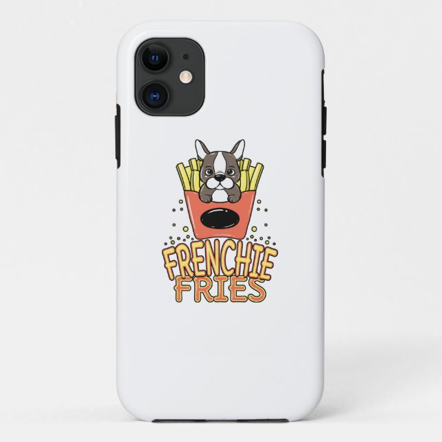 Coques Case-Mate iPhone Les Fries de French Buldog Mignons (Dos)