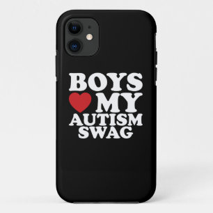 Case-Mate iPhone Case Les garçons aiment mon autisme Swag Sensibilisatio