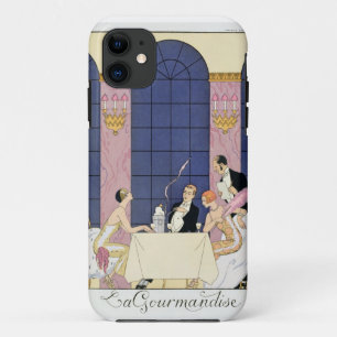Coque Case-Mate Pour iPhone Les gourmands, 1920-30 (copie de pochoir)
