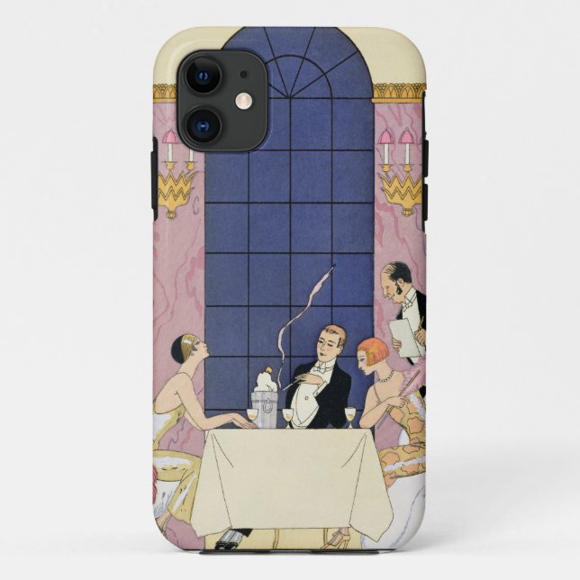 Coques Case-Mate iPhone Les gourmands, 1920-30 (copie de pochoir) (Dos)