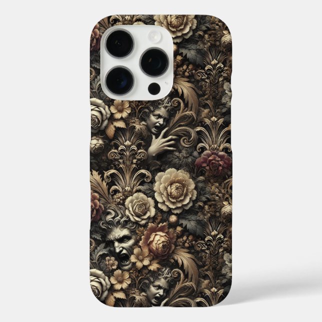 Coques Case-Mate iPhone Les graines que nous semons - gothique baroque mot (Verso)