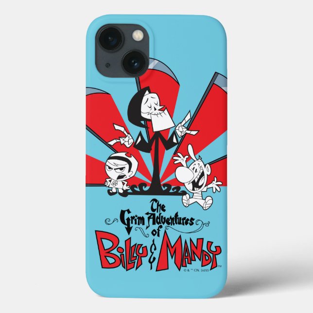 Coques Case-Mate iPhone Les Grandes Aventures de Billy & Mandy Scythes Art (Verso)
