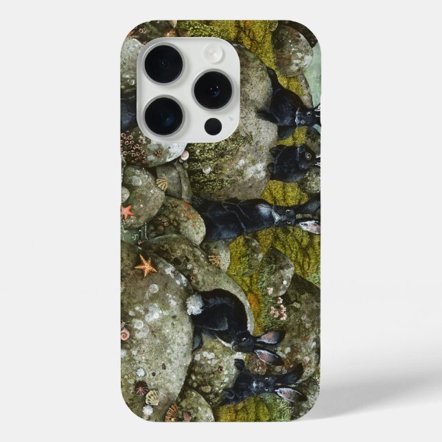 Coques Case-Mate iPhone Les lapins noirs de Hy-Brasil (Verso)