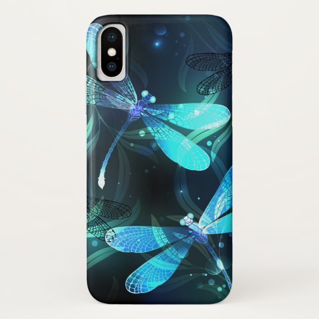 Coques Case-Mate iPhone Les libellules du lac (Dos)