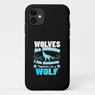 Case-Mate iPhone Case Les loups sont géniaux Je suis génial Loup drôle
