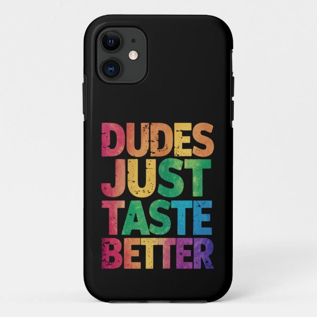 Coques Case-Mate iPhone  Les mecs ont juste meilleur goût en détresse Gay  (Dos)
