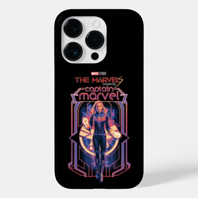 Coques Case-Mate iPhone Les merveilles Capitaine Marvel Caractère Graphiqu (Verso)