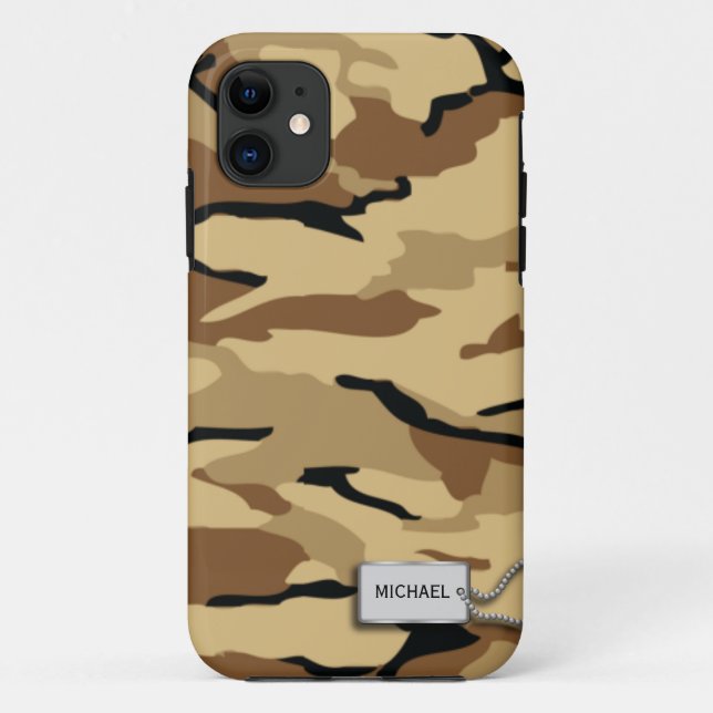 Coques Case-Mate iPhone Les militaires de sable de désert camouflent (Dos)
