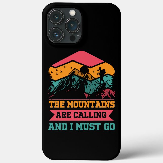 Coques Case-Mate iPhone Les Montagnes Appelent Et Je Dois Y Aller, Amateur (Verso)