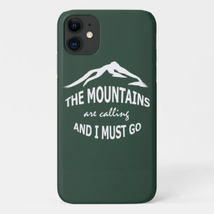Case-Mate iPhone Case Les Montagnes Appelent Forest Green