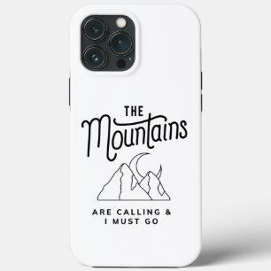 Case-Mate iPhone Case Les montagnes appellent et je dois aller cadeau Co