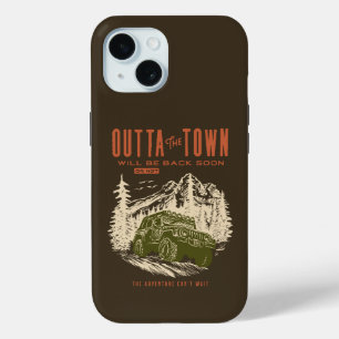 Coque Pour iPhone 15 Les montagnes hors de la ville