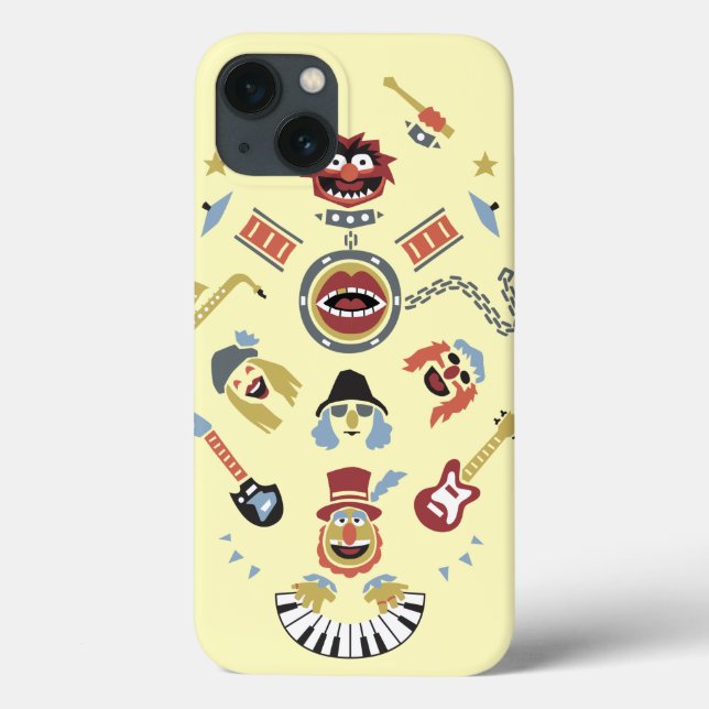 Coques Case-Mate iPhone Les Muppets Electric Mayhem Iconique Forme Graphiq (Verso)