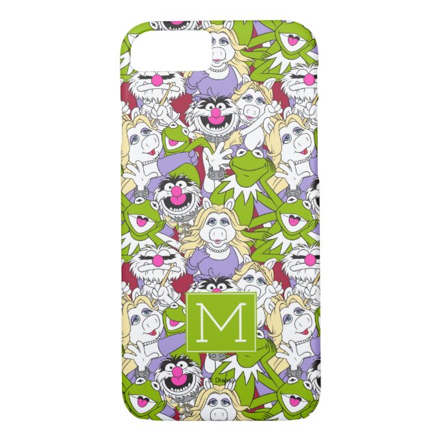Coques Case-Mate iPhone Les Muppets| Motif surdimensionné de monogramme (Dos)
