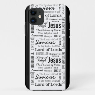 Case-Mate iPhone Case Les noms de Jésus Texte du script