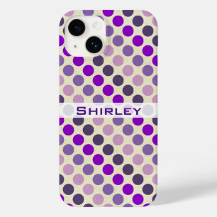 Coque Pour iPhone 14 Les nuances de Pois violets par Shirley Taylor