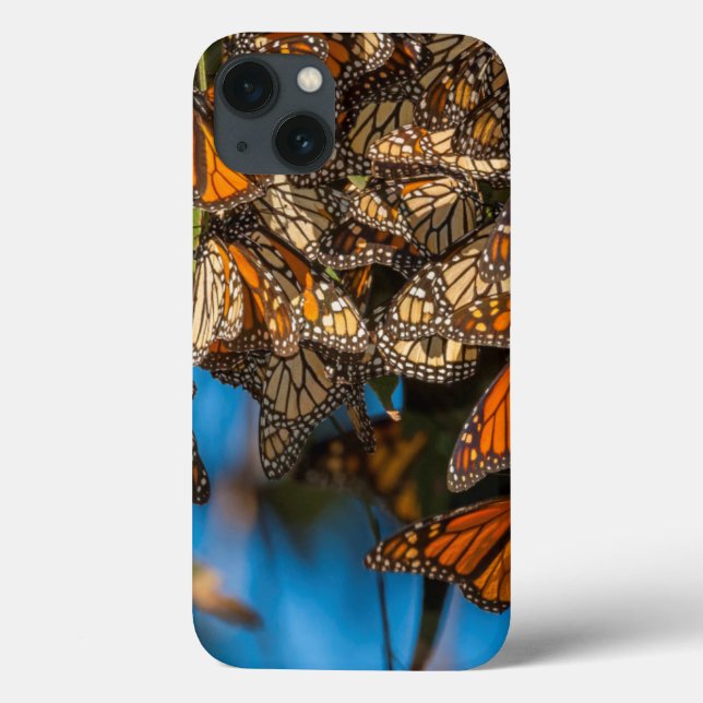 Coques Case-Mate iPhone Les papillons de monarque de migration (Verso)