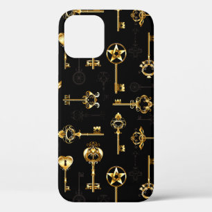Case-Mate iPhone Case Les Patters de Seamless avec Golden Keys