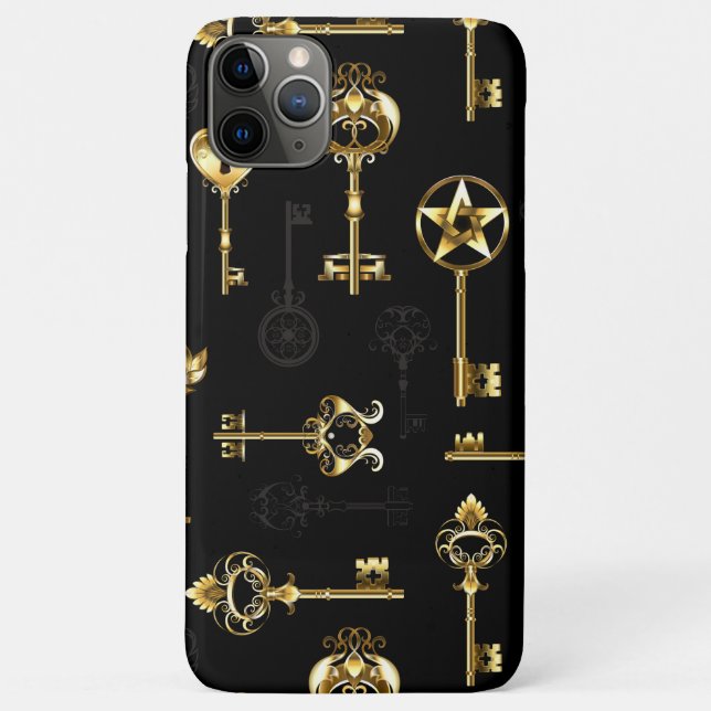 Coques Case-Mate iPhone Les Patters de Seamless avec Golden Keys (Dos)