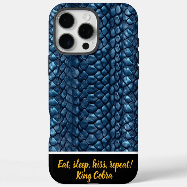 Coques Case-Mate iPhone Les peaux de serpent bleu brillent au soleil (Verso)