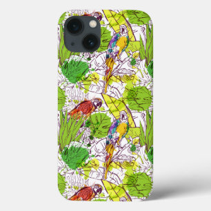 iPhone 13 Case Les perroquets tropicaux