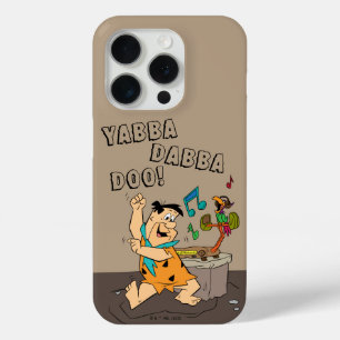Coque iPhone 15 Pro Les Pierrafeu   Fred Flintstone Dancing