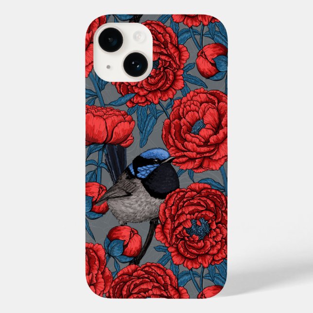 Coques Case-Mate iPhone Les pivoines et les brunes (Verso)