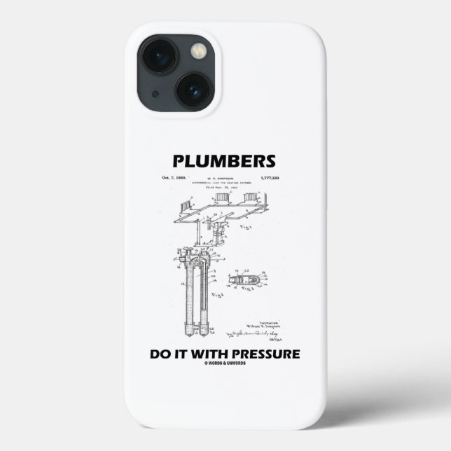 Coques Case-Mate iPhone Les plombiers le font avec pression Hoffman différ (Verso)