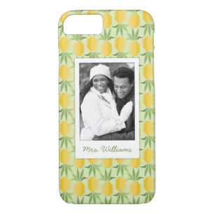 Coque Case-Mate Pour iPhone Les rétros ananas   ajoutent votre photo et
