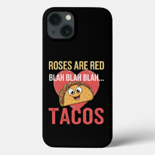 Case-Mate iPhone Case Les roses sont Red Blah Tacos Valentines Jour de l