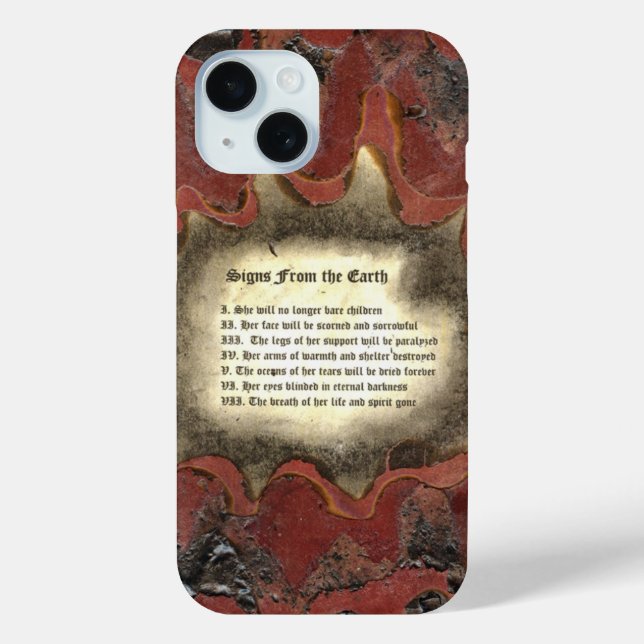 Coques Case-Mate iPhone Les Signes De La Terre (Verso)