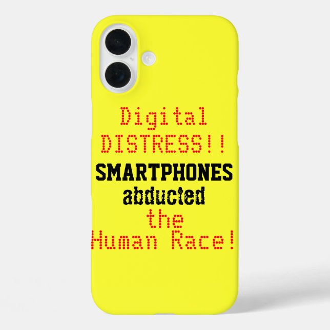 Coques Case-Mate iPhone Les smartphones enlevés de l'humour Race Digital F (Verso)