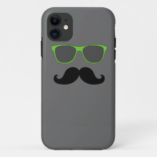 ETUI iPhone Case-Mate LES SOLEILS VERTS DE LA MUSTACHE FUNNY