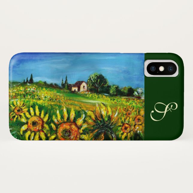 COQUES Case-Mate iPhone LES SOUFFRANCES ET LA CAMPAGNE DANS LE MONOGRAMME  (Dos (Horizontal))